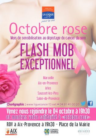 Flash-Mob contre le cancer Aix 2013