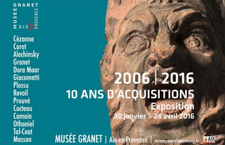 Musée Granet 10 ans d'acquisitions 2016 Aix-en-Provence