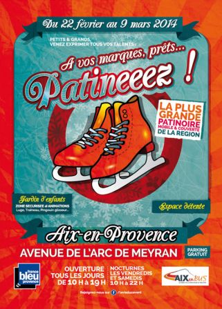 Patinoire mobile Aix 2014